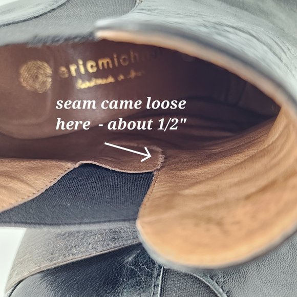 Black High Heels Ankle Boots by Eric Michael - Picture 12 of 12